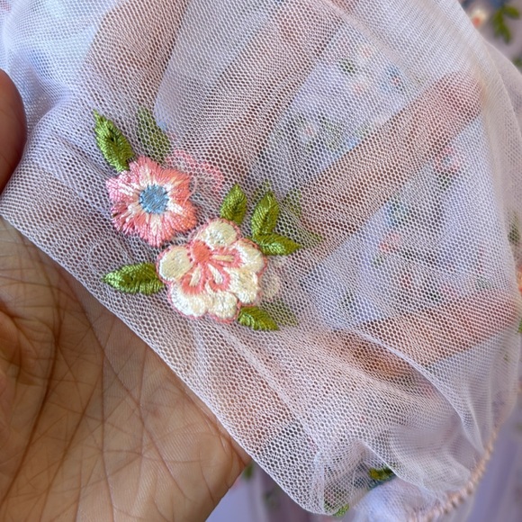 IVY CITY CO zinnia lavender bridesmaid dress Large - Picture 8 of 10